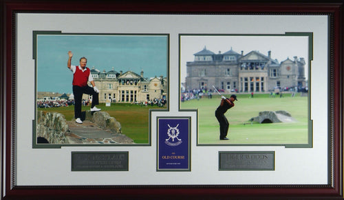 Jack Nicklaus and Tiger Woods St. Andrews