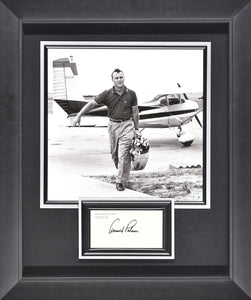 Arnold Palmer Autographed Aviation Display