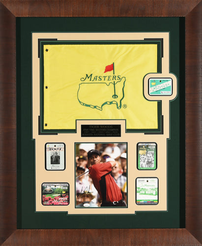 Tiger Woods Autographed Masters Badge Collection